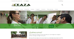 Desktop Screenshot of ceaza.cl