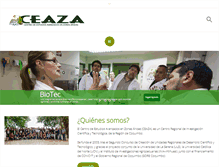 Tablet Screenshot of ceaza.cl